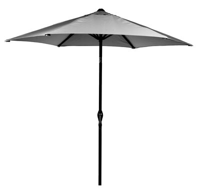 Riviera Round Parasol Charcoal 3m