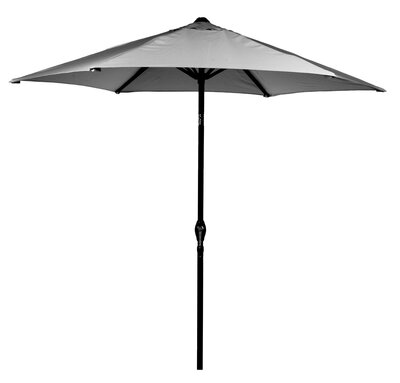 Riviera Round Parasol Charcoal 3m