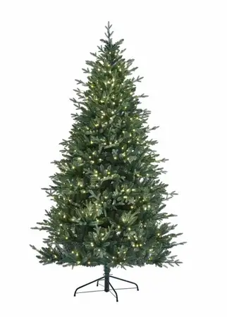 Rocky Blue Green Spruce - 7.5Ft Tree 700 Warm White LED  & 8 Functions - image 1