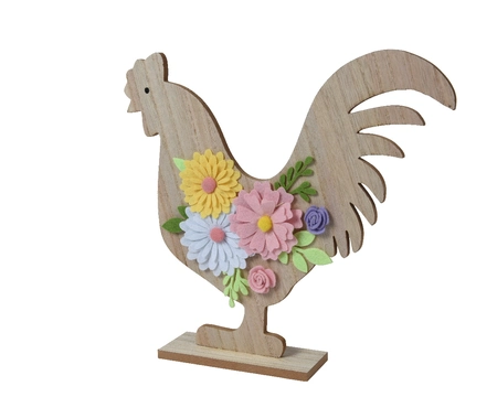 Rooster Mdf Natural L6-W32.50-H30.50cm