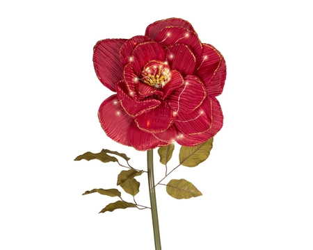 Rose BO Indoor Burgundy W.40cm x H.120cm - image 2
