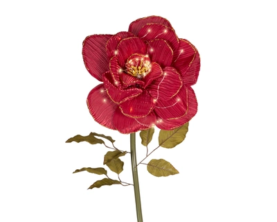 Rose BO Indoor Burgundy W.40cm x H.120cm - image 2