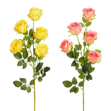 Rose Yellow Salmon 2 Assorted - L105Xw20Xh10Cm