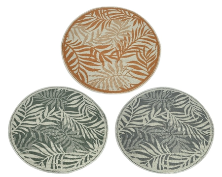 Rug Round Pp (Recycle)  Indoor And Outdoor D150Cm