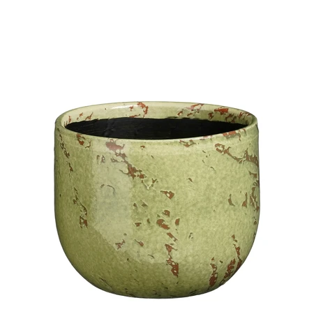 Sandro Pot Round L. Green - H14Xd16Cm