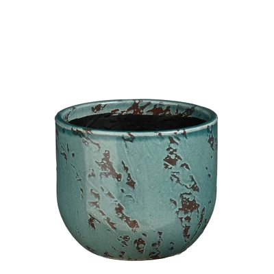 Sandro Pot Round Petrol - H12Xd14Cm