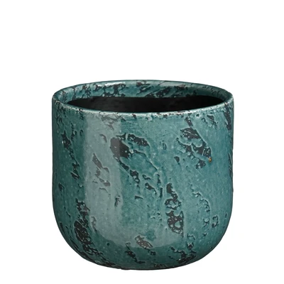 Sandro Pot Round Petrol - H16Xd18Cm