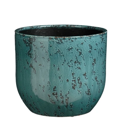 Sandro Pot Round Petrol - H22Xd24Cm