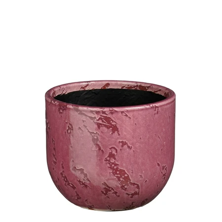 Sandro Pot Round Purple - H12Xd14Cm