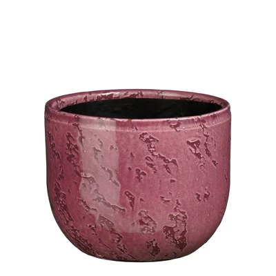 Sandro Pot Round Purple - H14Xd16Cm