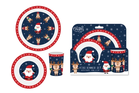 Santa & Friends Dinner Set