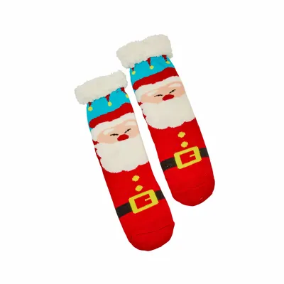 Santa Slipper Socks - image 2