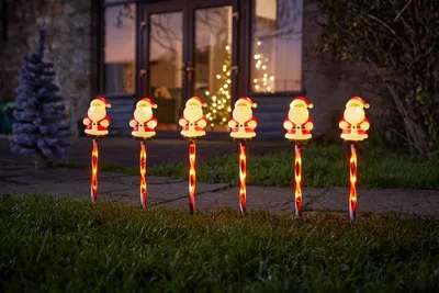 SantaDecor Stakes - Set of 6 - image 1