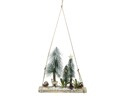 Scenery Pinewood green/colour W30-H30cm