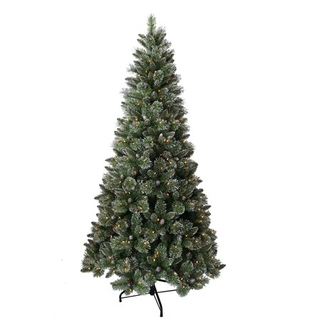 Shimmery Bristle 7.5ft Tree with 500 Led Lights