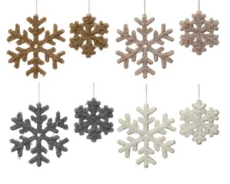 Snowflake Asst. L.22cm x H.19.5cm