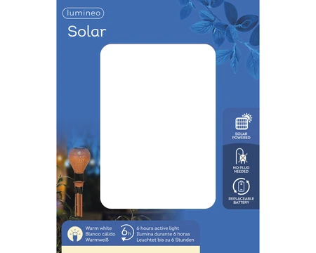 Solar Balloon Metal Steady 2Col  H.56Cm - image 3