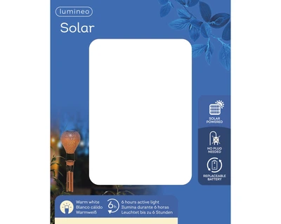 Solar Balloon Metal Steady 2Col  H.56Cm - image 3