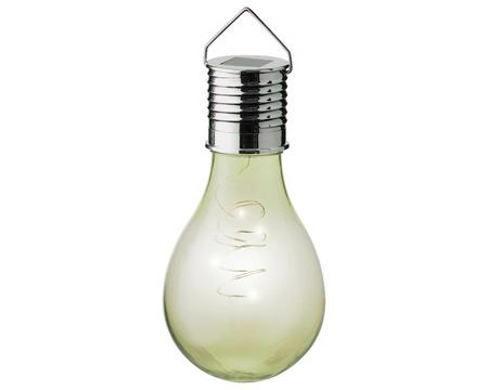 Solar bulb plastic steady 4col ass H.14cmD.8cm - image 2