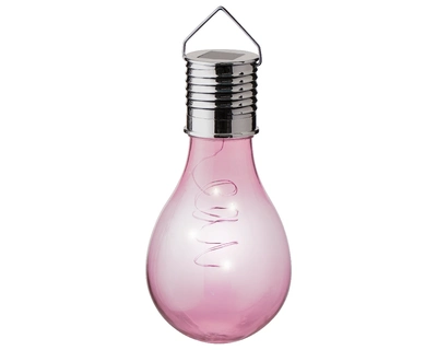 Solar bulb plastic steady 4col ass H.14cmD.8cm - image 3