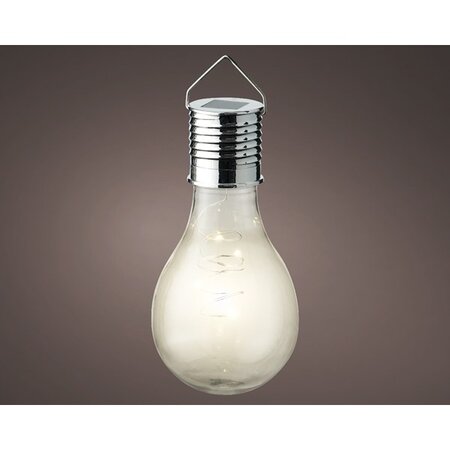Solar Bulb  Steady H14.00cm-4L Trans