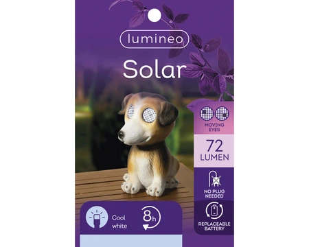 Solar Dog Polyresin Steady Colours/Cool White H.25Cm - image 3