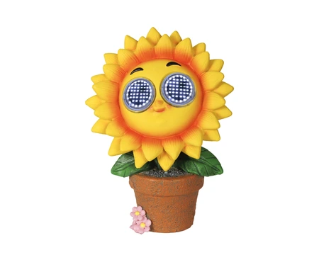 Solar Figurine Resin Steady Colours/Cool White H.21.5Cm - image 2