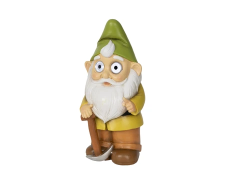 Solar Gnome Polyresin Steady Asst./Cool White H.30Cm - image 2