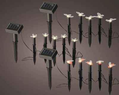 Solar Stake Light Flowers Or Insects - image 1