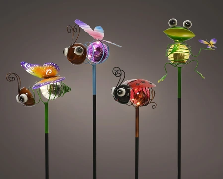 Solar Stake Light Metal Steady H.80Cm - image 1