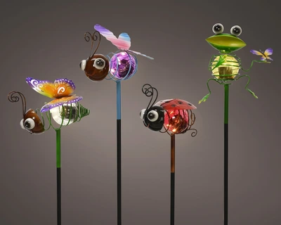 Solar Stake Light Metal Steady H.80Cm - image 1