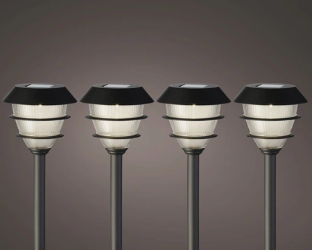 Solar Stake Light  Steady Black/Warm White H.30.5Cm - image 1