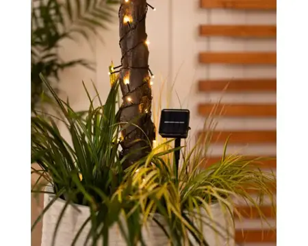 Solar Stringlights Twinkle Effect L1990cm-200L Black - image 2