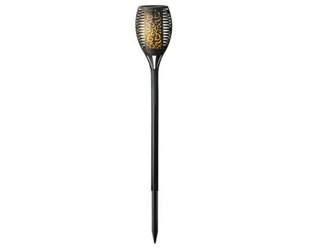 Solar Torch  Fire Flame Effect Black/Flame H.61.5Cm - image 3