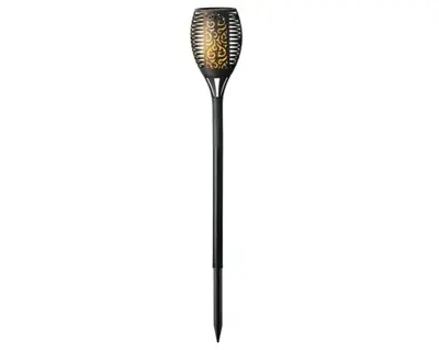 Solar Torch  Fire Flame Effect Black/Flame H.61.5Cm - image 3