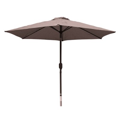 Soleil 2.2m Crank and Tilt Parasol  Taupe