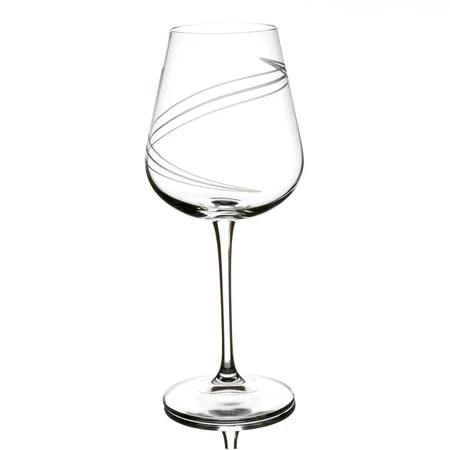 Spiral Cut S/6 Wine Glasses 450ml [E]