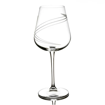 Spiral Cut S/6 Wine Glasses 450ml [E]