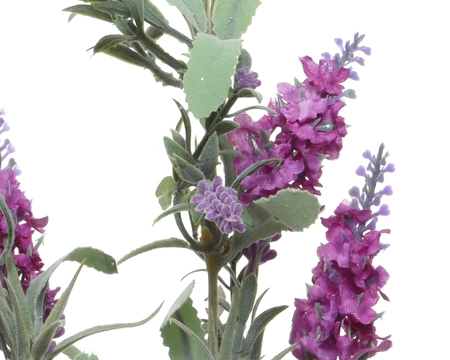 Spray Lavender On Stem Polyester 3Col H68.00cm asst. - image 2