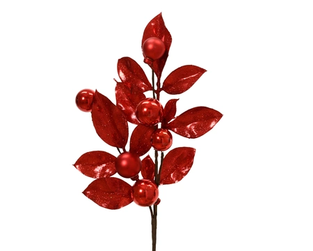 Spray PE Christmas Red H.36cm