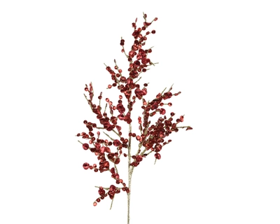 Spray Pe christmas red H69cm