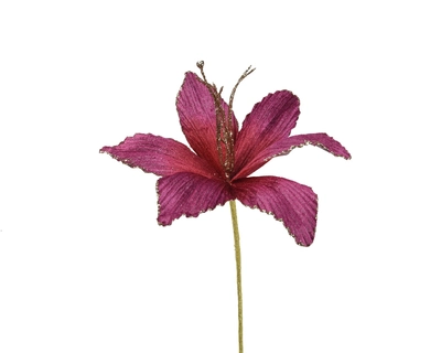 Spray Polyester Velvet pink L23-W10-H60cm