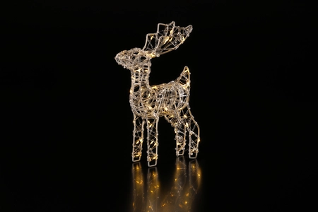 Spun Acrylic Warm White Deer - image 2