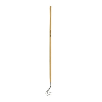 Stainless steel Long Handled 3 Prong Cultivator