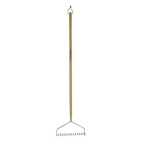 Stainless steel Long Handled Soil Rake