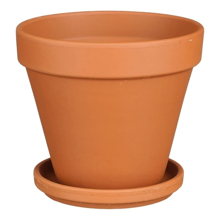 Stan Pot With Saucer Terra 3 Pieces Pdq - H13,5Xd12,5Cm - image 3