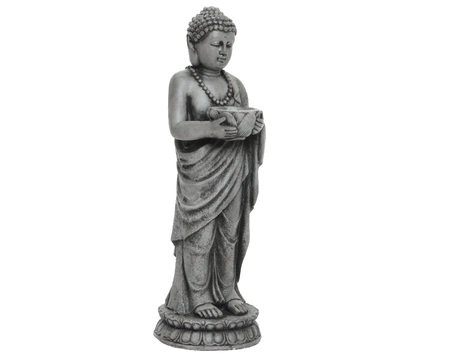 Statue Grey Washed Standing Buddha H84.5Cm - image 2