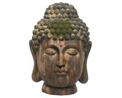 Statue Polymagnesium Brown Washed L45-W48-H69cm - image 1