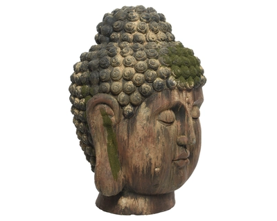 Statue Polymagnesium Brown Washed L45-W48-H69cm - image 3