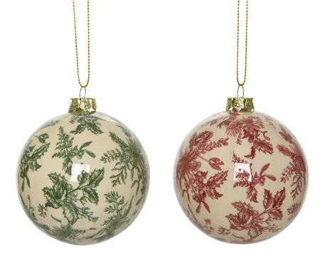 STC Bauble Foam Shiny 2Col Ass